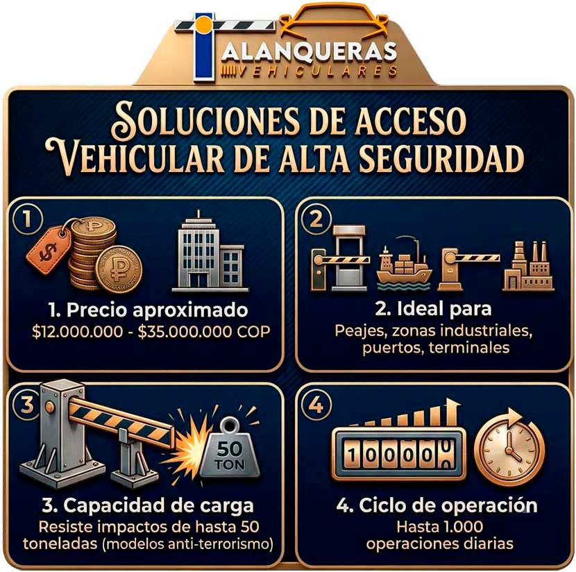 barreras vehiculares bogota, medellin, valledupar, cali, tunja, ibague
